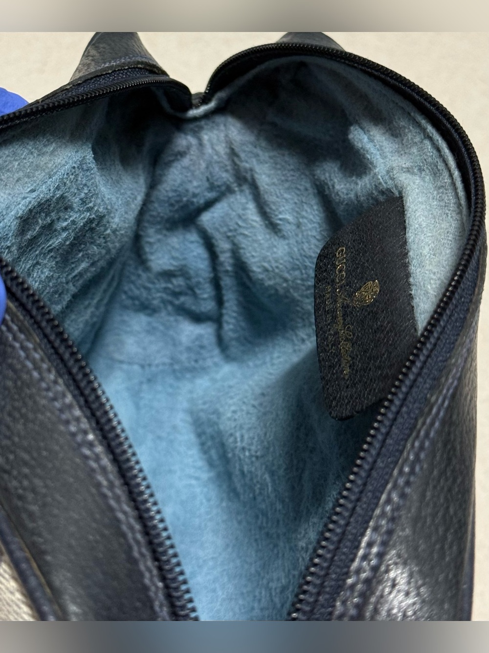 Gucci Vintage GG Supreme Sherry Line Clutch Bag - Picture 9 of 11